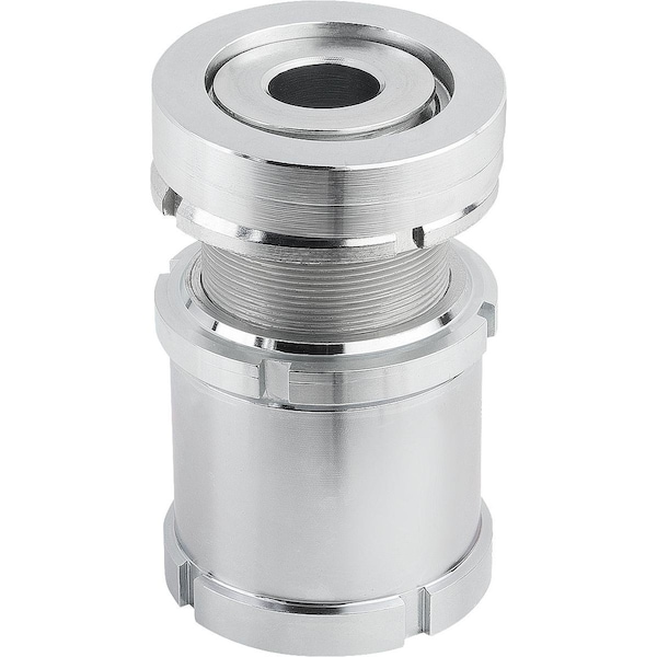 Levelling Element With Spherical Levelling, With Locknut, D1=M50X1, 5, D=26, D2=70, Carbon Steel